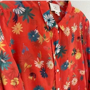 Sezane floral shirt 🌺